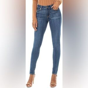 Liverpool Blue Skinny Jeans Medium-Dark Wash